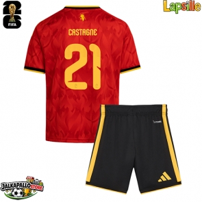 Belgia Timothy Castagne #21 Kotipaita Lapsille MM-kisat 2026 Lyhythihainen (+ shortsit)